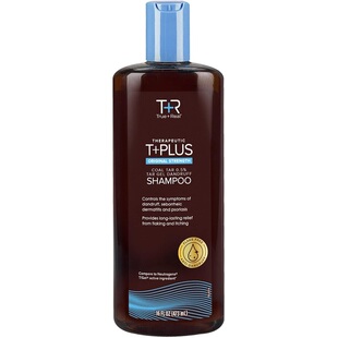 现货 美国True+Real煤焦油0.5%去头屑止痒洗发水1%加强型T/GEL