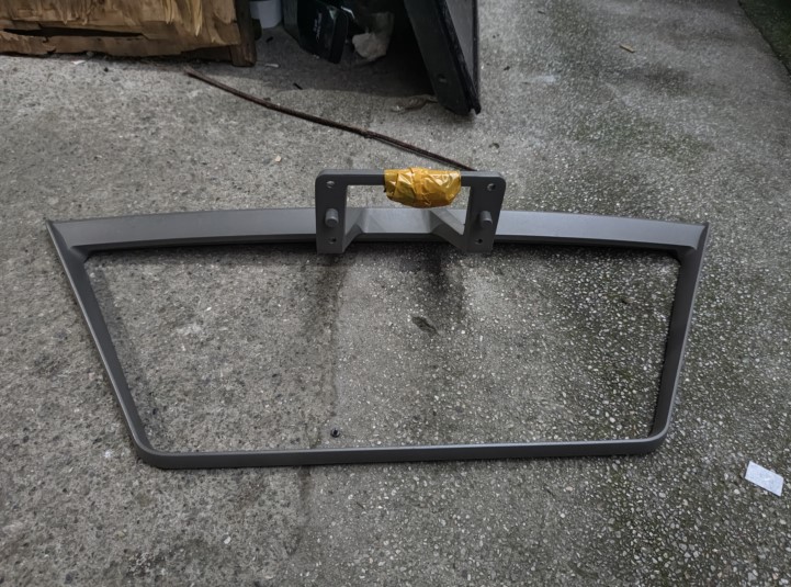 原装拆机TCL液晶电视 L55E5700A-UD 底座托盘台支架子配螺丝