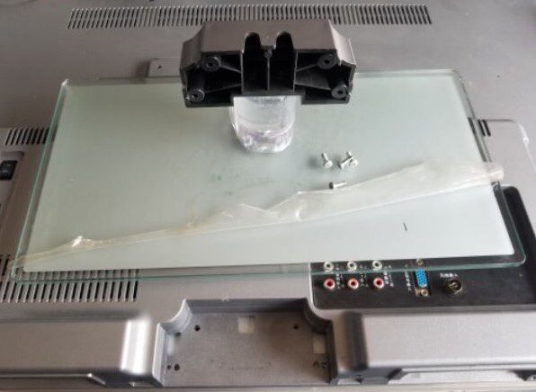 D原装拆机TCL液晶电视 L32P61BD 底座 底盘台架座架子机脚配螺丝