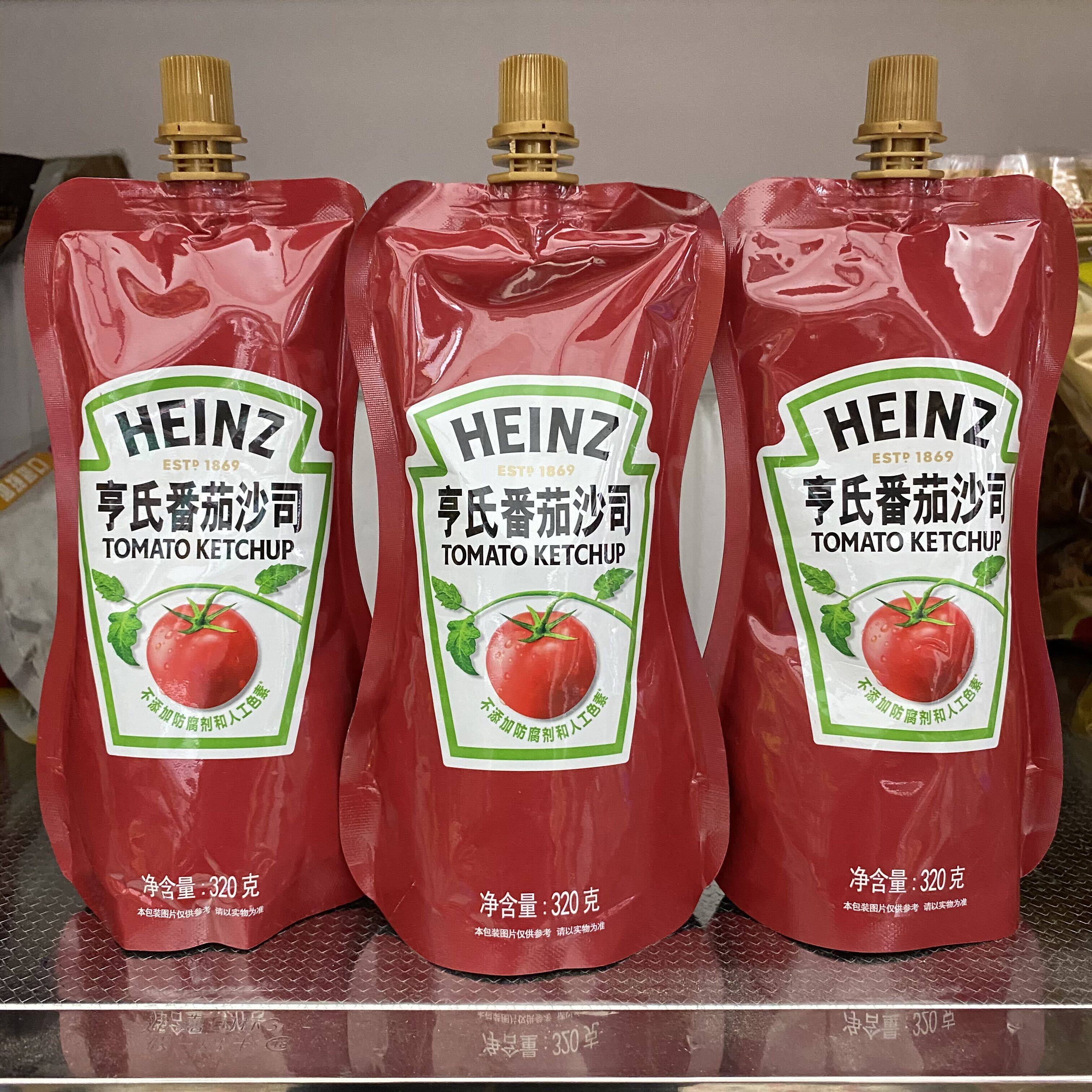 正宗亨氏番茄酱320g袋装番茄沙司薯条意大利面披萨炸鸡专用酱蘸酱