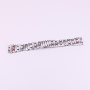 龍腾钟表配件 代用百年灵机械计时系列原版款式子弹头钢带表带