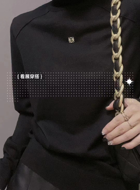 衣唯硕8131秋冬新款高领时尚百搭宽松显瘦针织打底衫女内搭上衣