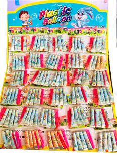 新奇丽吊板地摊玩具30包吹泡胶4支装太空胶泡泡胶小卖部热卖小货