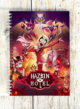 地狱客栈周边同人 安吉尔 夏利维姬动漫二次元笔记本子可拆活页本