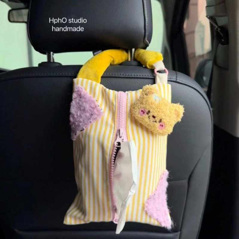 HphOstudio原创黄油小熊纸巾盒