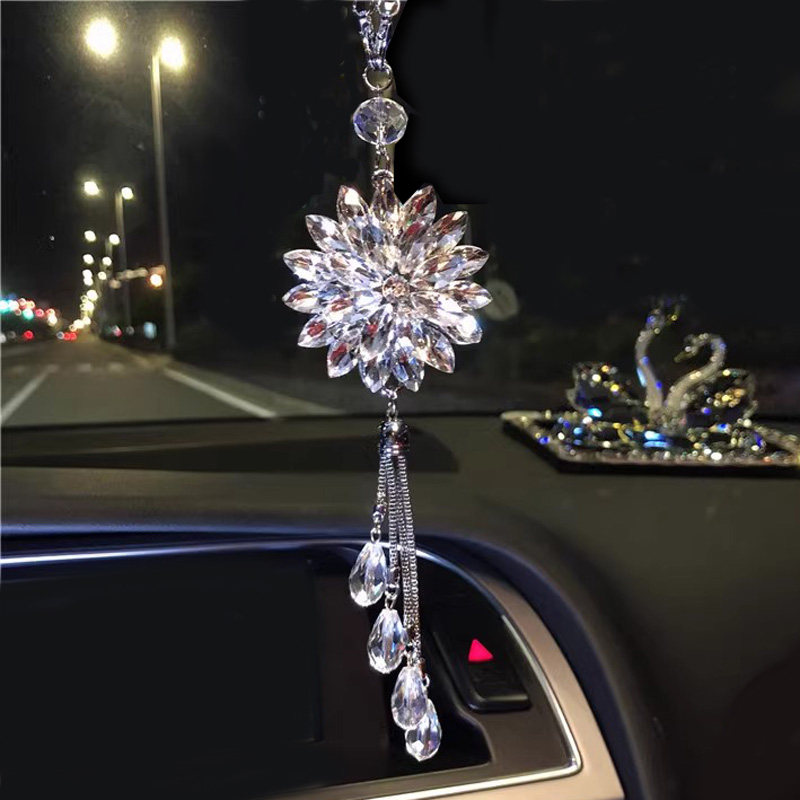 高档水晶雪花汽车挂件高级感女神吊饰冰雪奇缘车内挂饰装饰网红款,汽车用品/电子/清洗/改装,车挂,淘宝优惠券,粉丝福利购,淘宝优惠卷