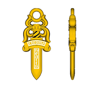 新款宝剑吊坠黄金石膏模具宝剑吊坠居家打金模具金银倒模