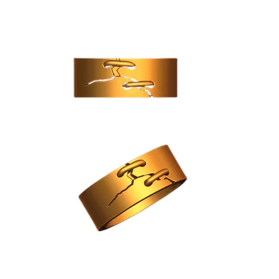 新款裂纹镂空戒指黄金石膏模具打金工具居家打金diy制作打金模具