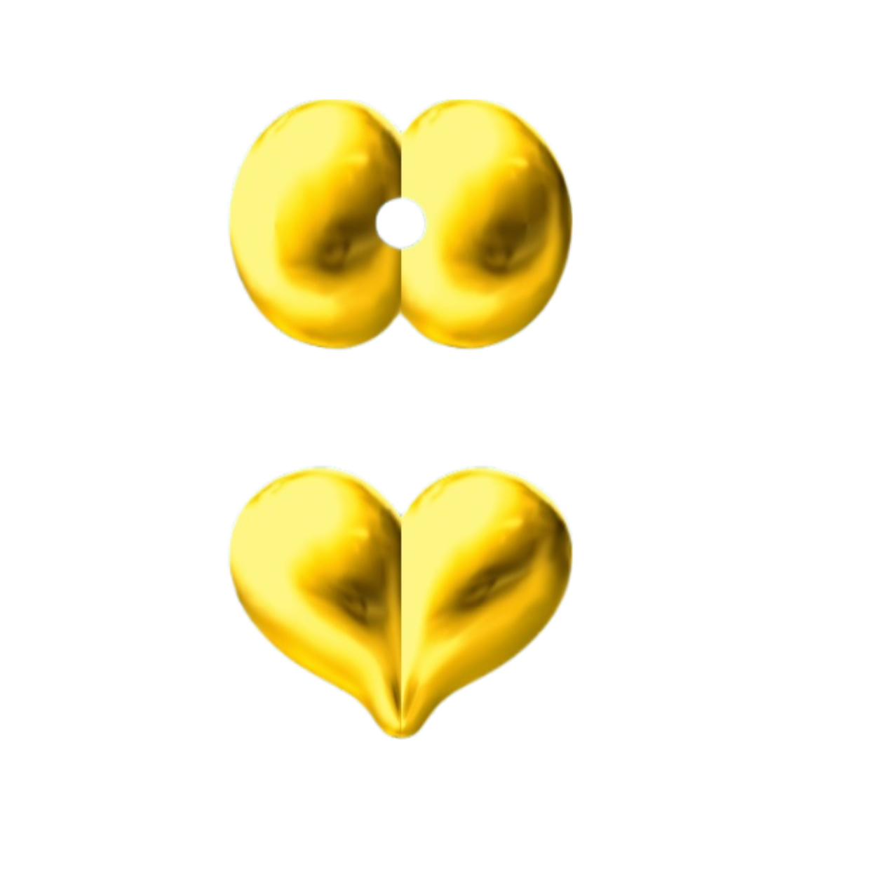 新款爱心吊坠模具黄金石膏模具居家打金模具金银倒模diy制作