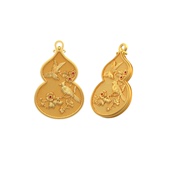 新款 鏨刻葫芦吊坠黄金石膏模具葫芦吊坠居家打金模具金银倒模diy