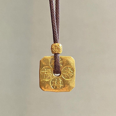 新款福禄寿喜平安扣吊坠黄金石膏模具居家打金模具金银倒模diy