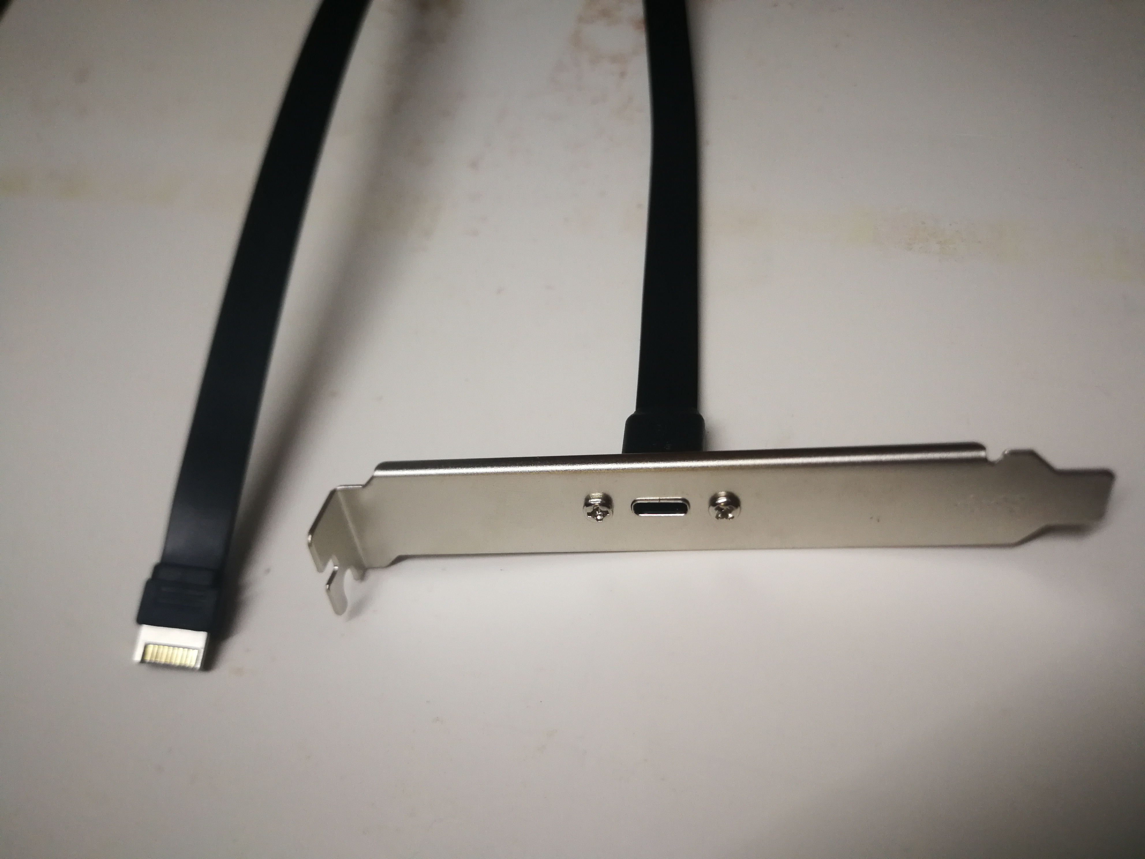 测试推荐挡板前置机箱USB3.2线材