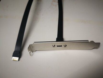 USB3.2/3.1挡板TYPE-E转type-C前置C母公机箱PCI位线GEN2 /20Gbps