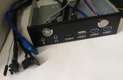 usb3.1/3.2gen210/20g前置面板