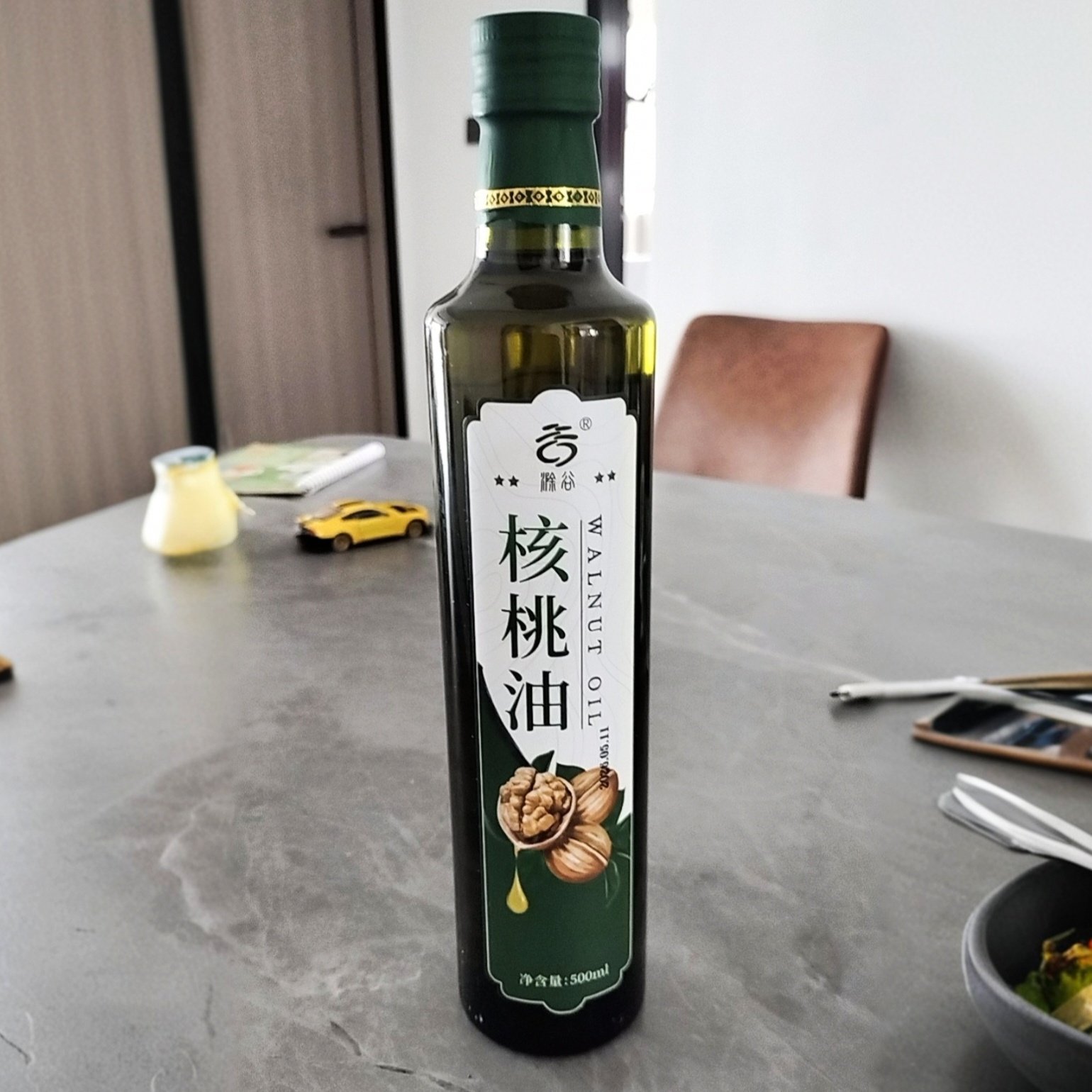新品滁谷核桃油500ml瓶装富含不饱和脂肪酸冷吃热炒核桃油官方正