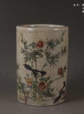 光绪公鸡大吉大利古玩古董特价清