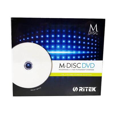 铼德ritek千年mdisc光盘dvd-r空白刻录光盘4.7g档案级dvd碟片单片