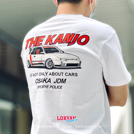 KANJO系列OSAKA大阪JMD短袖改装车T恤EK思域NOGOOD暴走族EG首都高