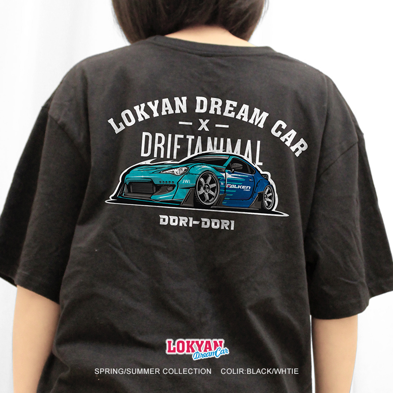改装车T恤DRIFT ANIMAL漂移动物GT86经典涂装拉花BRZ姿态竞技短袖