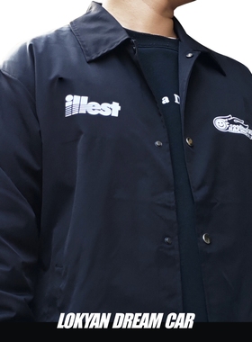 illest夹克 GoodSmailRacing长袖秋春季纽扣jacket汽车文化服饰