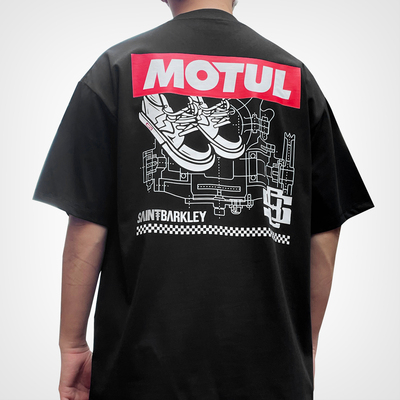 摩特短袖滑板鞋T恤MOTUL
