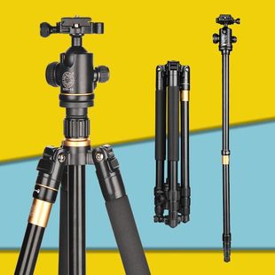 轻装 时代Q222便携相机单反三脚架全景阻尼云台