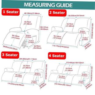 Jacquard Recliner Sofa Cover Elastic Sofa Protector Lazy Boy