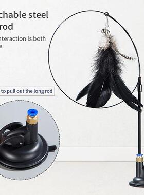 Interactive Cat Toy Handfree Cat Stick Playing Kitten Playin