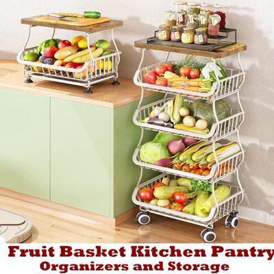Fruit Basket Kitchen Pantry Organizers Storage Organization