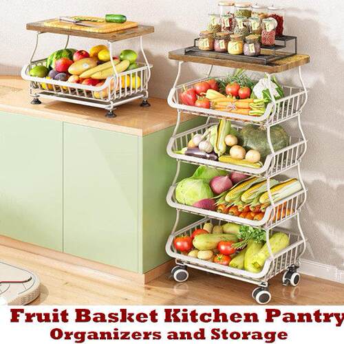 Fruit Basket Kitchen Pantry Organizers Storage Organization