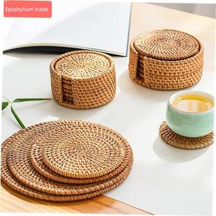 Placemat Pad Coasters Kitchen Table Mats rattan coaster