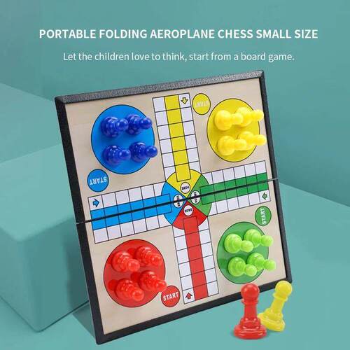 PANDODO Ludo Set Parent-Child Board Game for Kid&rsquo;s Edu