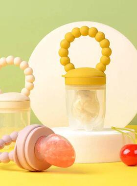 Baby Pacifier Fruit Feeder Baby Silicone Mesh Bag Pacifier F