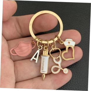 26 Letters, New Design Keychain Doctor Tool Stethoscope Syri