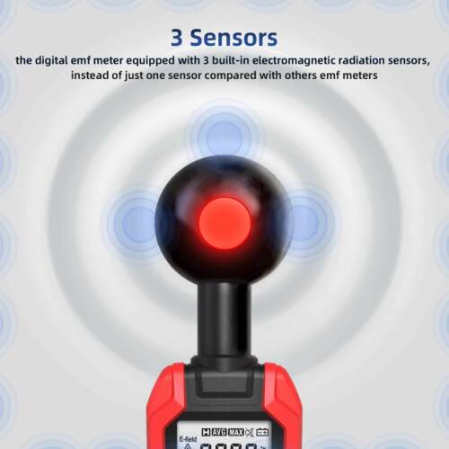EMF Meter Professional Electromagnetic Field Radiation Detec