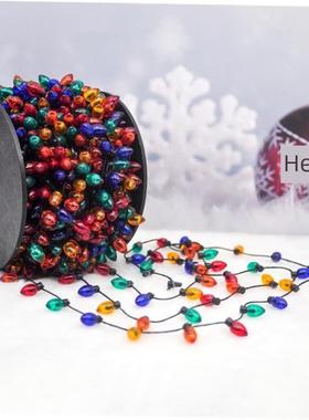 1/3/5M Christmas Decoration Light String Xmas Wreath DIY Col