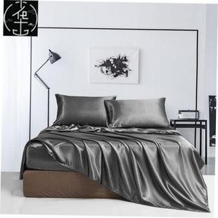 stain silk bedsheet sets fitted bed sheet set bedding cover