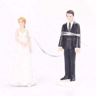 for Groom Topper Bride Wedding Cake Fishing Statue Gift and