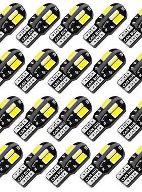 10/20PCS W5W T10 LED Bulbs Canbus 5730 8SMD 12V 6000K 194 16