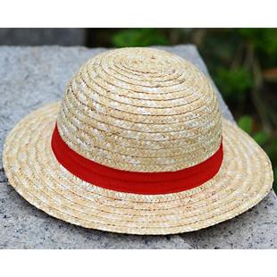 海贼王路飞草帽男女夏季 Hat 遮阳帽动漫演出帽子 Straw Luffy