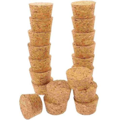 20 Pcs Plug Glass Bottle Cork Corks Caps for Crafts Beer