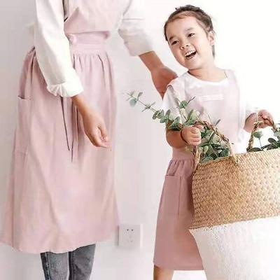 Soft Cotton Kitchen Cooking Apron With Cross Back For Cookin