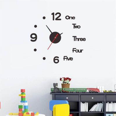 10 inches silent wall clock bedroom living room colorful
