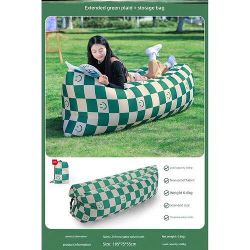 Outdoor inflatable sofa air mattress portable camping suppli