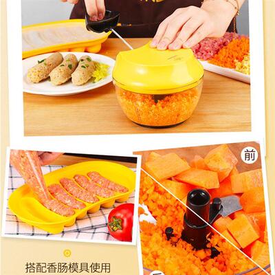 Multi Use manual vegetable meat mixer cutter food processor
