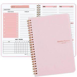 A5 Agenda Planner Notebook Secret Diary Weekly Goal Habit Sc