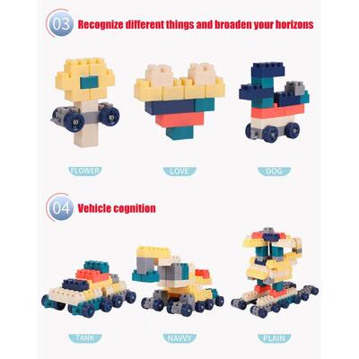 Big Size Building Blocks City Colorful DIY Creative Bricks C