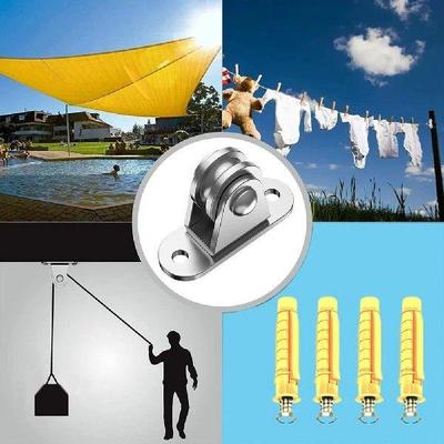 2/4Pcs Bearing Silent Wheel with Mounting Screws and