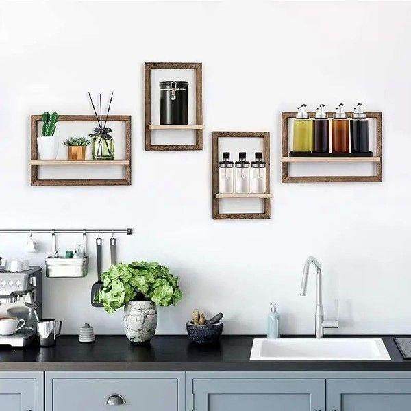 Floating Box Shelves Wooden Floating Shelves Wall Mounted