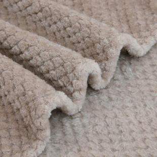 pure flannel coral fleece blanket bed cover safa throws 毛毯